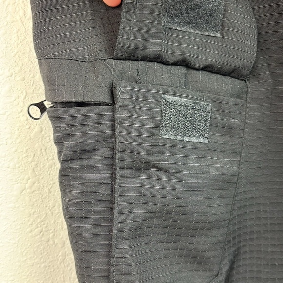 NWT tactical poly cotton lightweight mid thigh black shorts - Picture 5 of 7